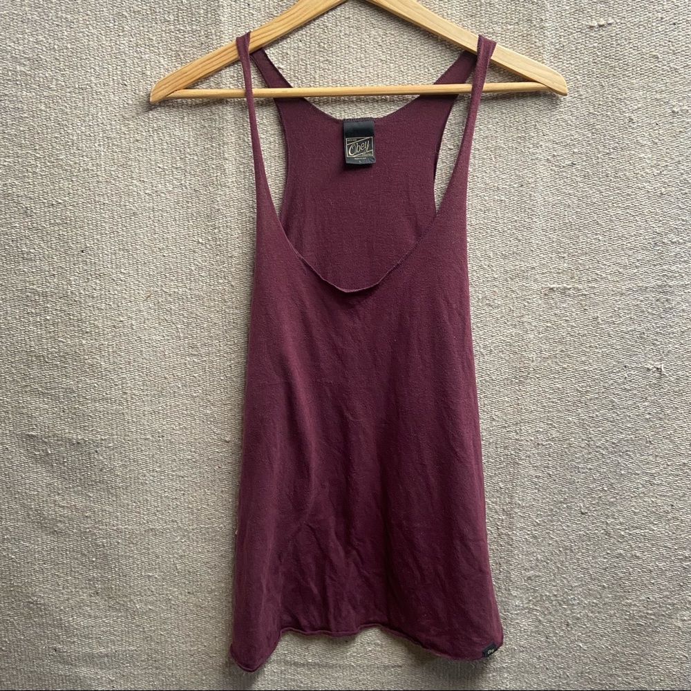 Obey Maroon Tank